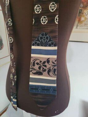 Vintage Givenchy 100% Silk Hawaiian Feel Tie 1970's